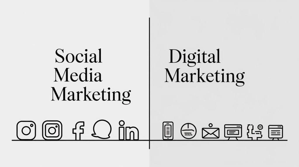 Social Media Marketing vs Digital Marketing: What’s the Real Difference?