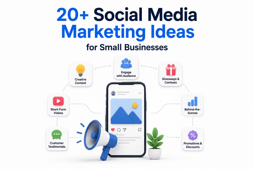 20+ Social Media Marketing Ideas for Small Businesses (2026) | Socioapt
