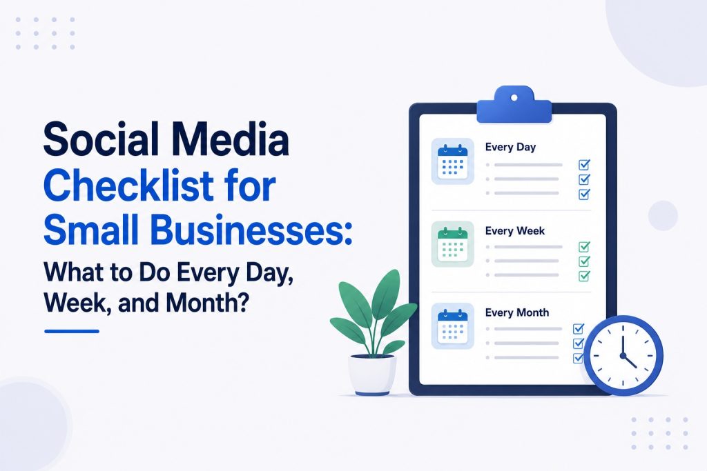 Social Media Checklist for Small Businesses: What to Do Every Day, Week, and Month? | Socioapt