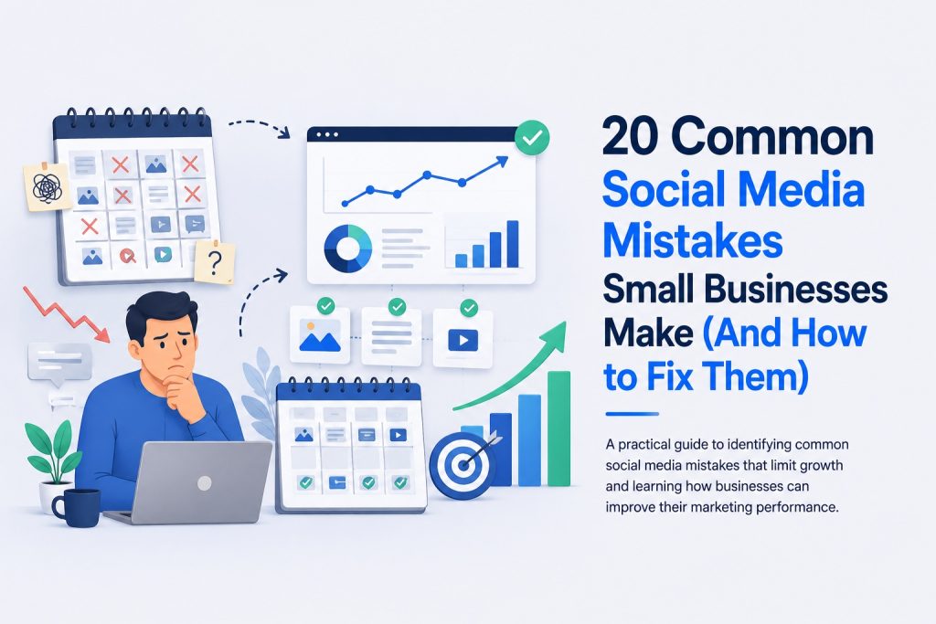 20 Common Social Media Mistakes Small Businesses Make And How to Fix Them?
