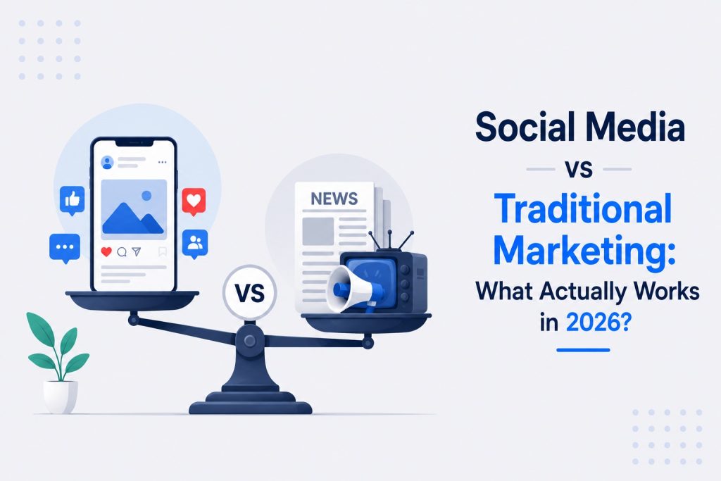 Social Media Marketing vs Traditional Marketing: What Actually Works in 2026? | Socioapt