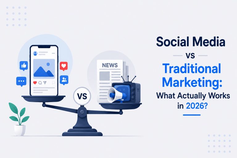 Social Media Marketing vs Traditional Marketing: What Actually Works in 2026? | Socioapt