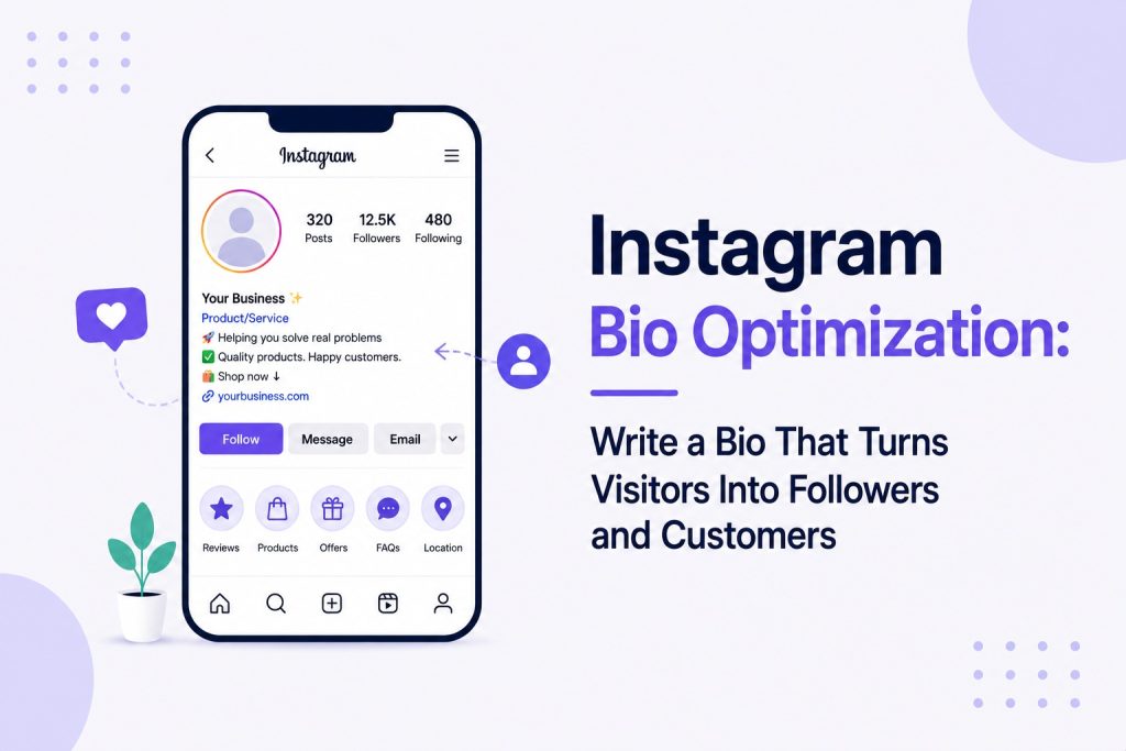 Instagram Bio Optimization: Write a Bio That Turns Visitors Into Followers and Customers