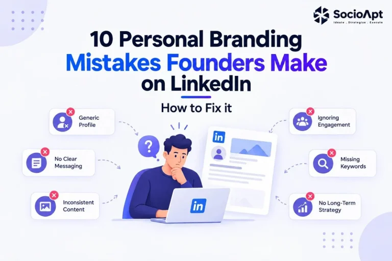 10 Personal Branding Mistakes Founders Make on LinkedIn